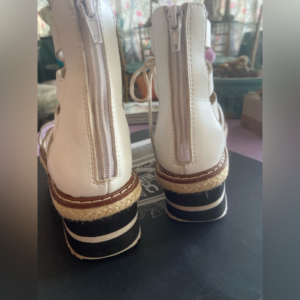 Anthropologie Silent D Boho Platform Sandals - image 8